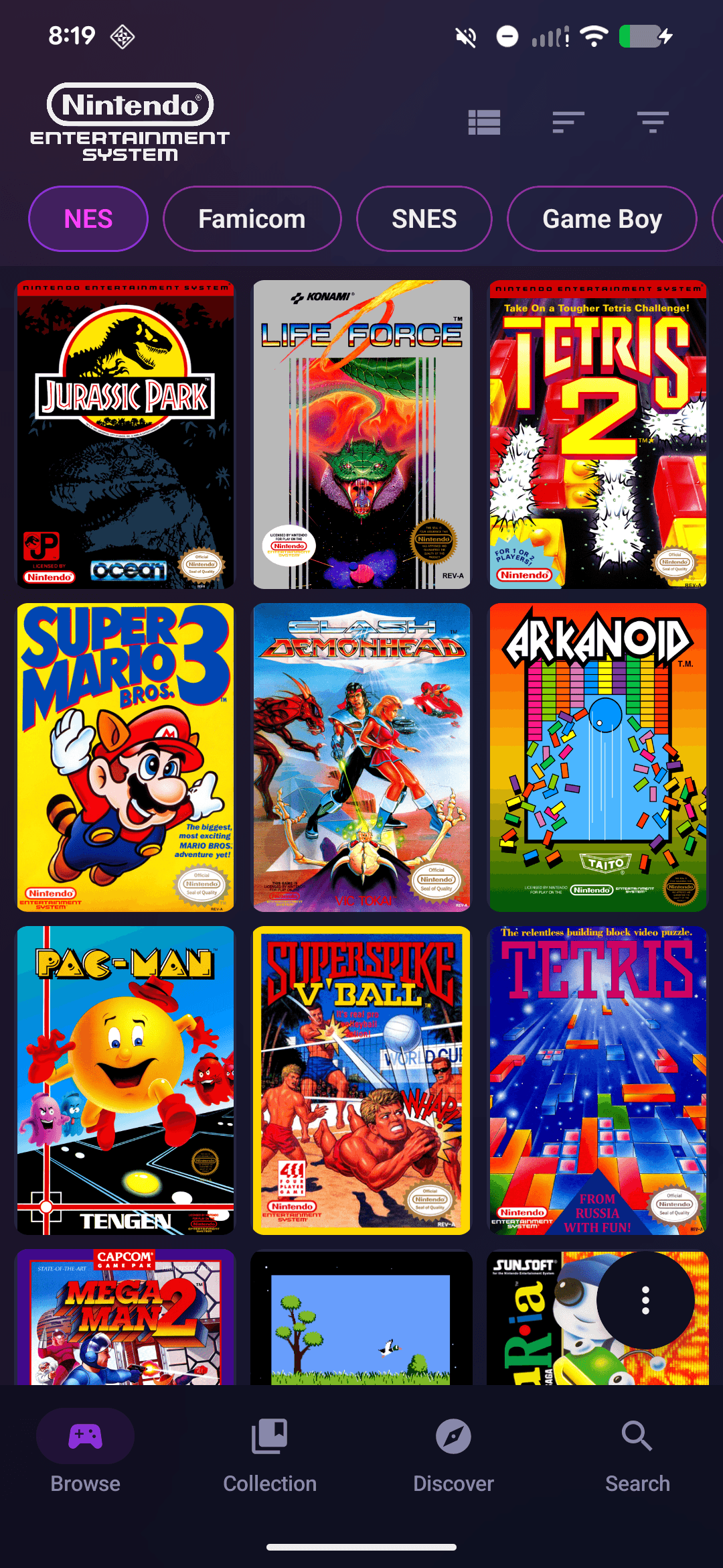 Retrodex on Android