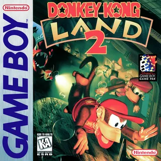 Donkey Kong Land 2 (Game Boy) box art