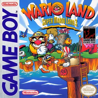 Wario Land Super Mario Land 3 (Game Boy) box art