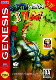 Earthworm Jim (Genesis) box art