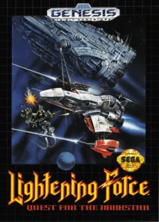 Lightening Force Quest For The Darkstar (Genesis) box art
