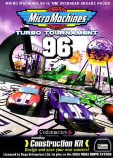 Micro Machines Turbo Tournament 96 (Genesis) box art