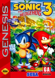 Sonic The Hedgehog 3 And Knuckles (Genesis) box art