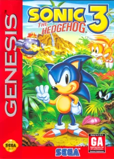 Sonic The Hedgehog 3 (Genesis) box art