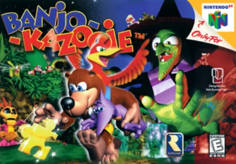 Banjo Kazooie (N64) box art