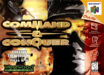 Command Conquer (N64) box art