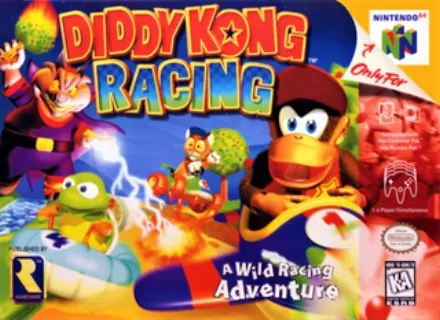 Diddy Kong Racing (N64) box art