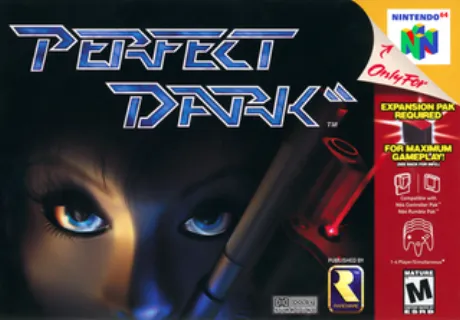 Perfect Dark (N64) box art