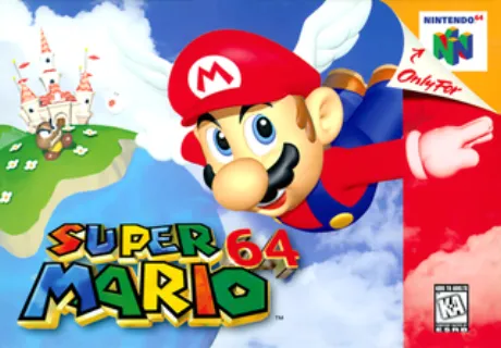 Super Mario 64 (N64) box art