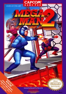 Mega Man 2 (NES) box art