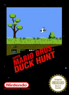 Super Mario Bros Slash Duck Hunt (NES) box art