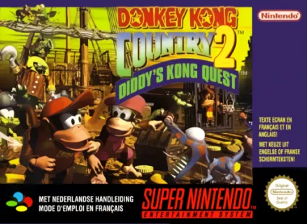 Donkey Kong Country 2 Diddy 'S Kong Quest (SNES) box art