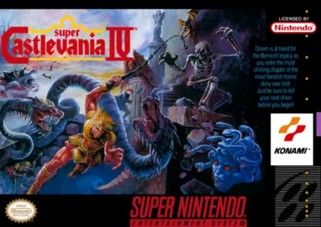 Super Castlevania Iv (SNES) box art