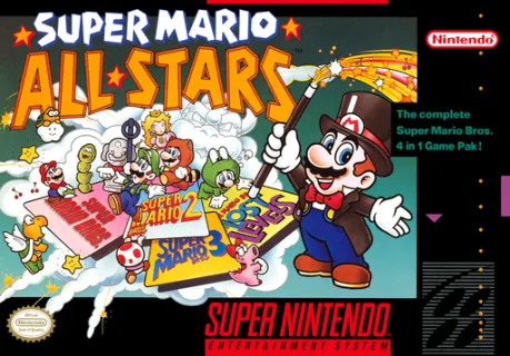 Super Mario All Stars (SNES) box art