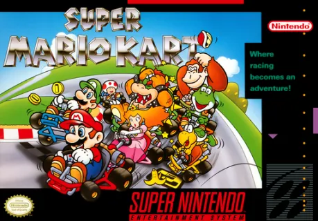 Super Mario Kart (SNES) box art