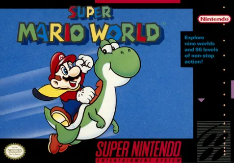 Super Mario World (SNES) box art