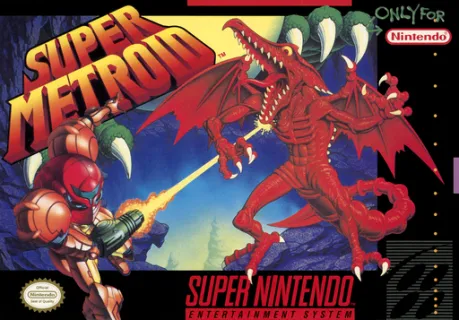 Super Metroid (SNES) box art