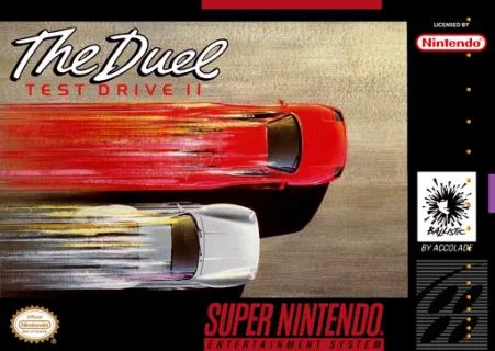 The Duel Test Drive Ii (SNES) box art