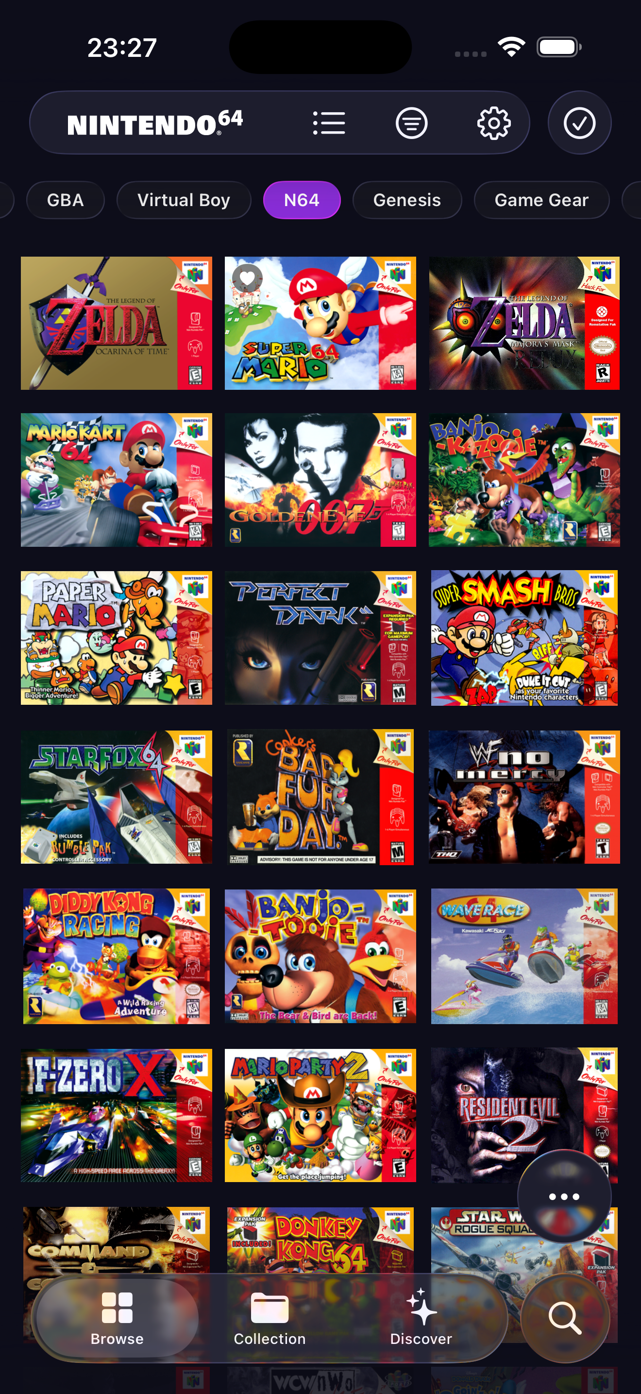 N64 games library